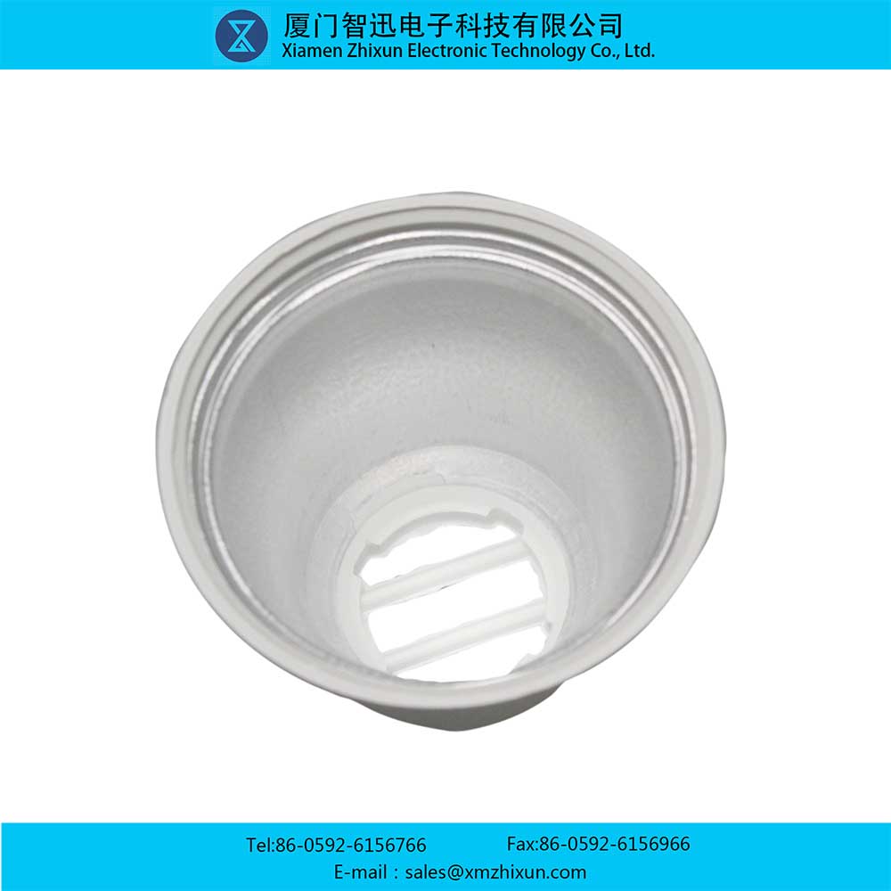 LED家用照明a60漏铝球形灯泡白色PBT灯套组件塑包铝灯杯外壳